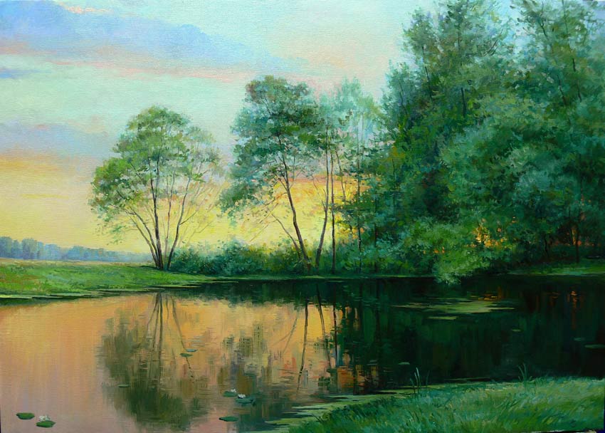 "Закат" холст/масло 50см x 70см 2006 г. "Закат" холст/масло 50см x 70см 2006 г.