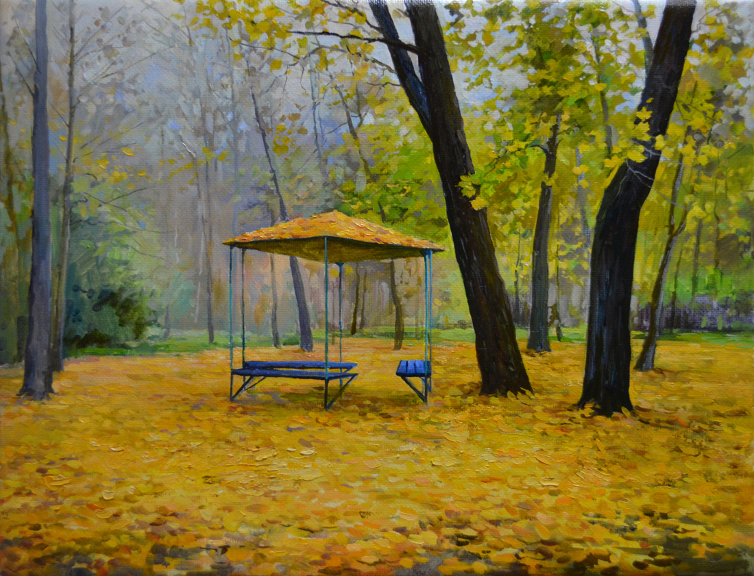 «Дворик из детства» холст, масло. 2013 г. «Дворик из детства» холст, масло. 2013 г.