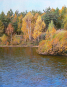 "Теплая осень" холст/масло 48см x 35см 2008 г.