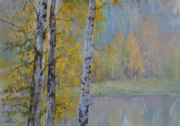 "В утренней дымке" холст, масло 60х85 см.2015 г.