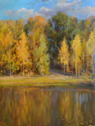 "Осенний наряд" холст, масло. 45х60 см, 2015 г. цена 19000 руб.