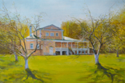 "Весна в усадьбе" холст, масло, 40х60 см. 2015 г.